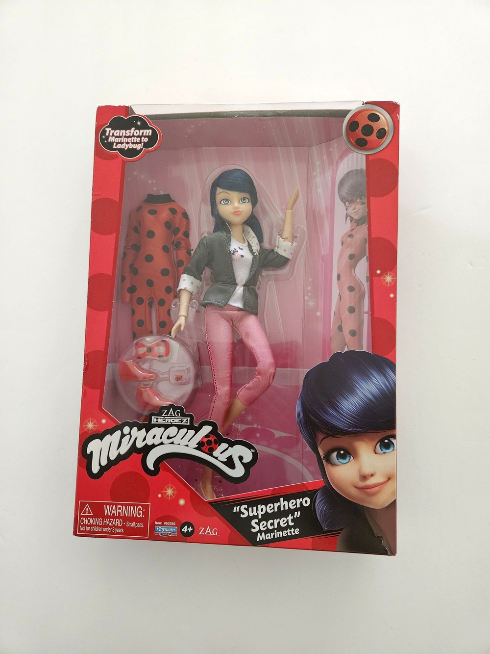 (#144) Miraculous Superhero Secret Marinette Ladybug Fashion Doll Set